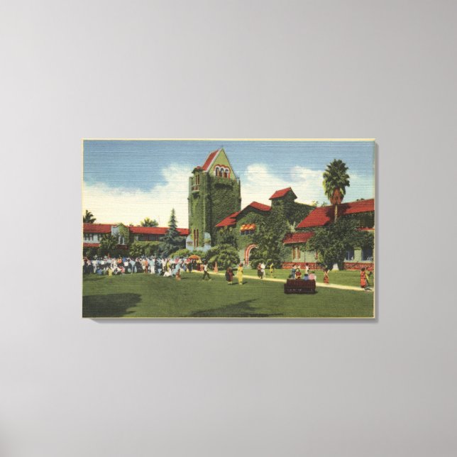 View of San Jose State College Campus Canvas Print (Front)