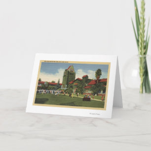 View of San Jose State College Campus Card