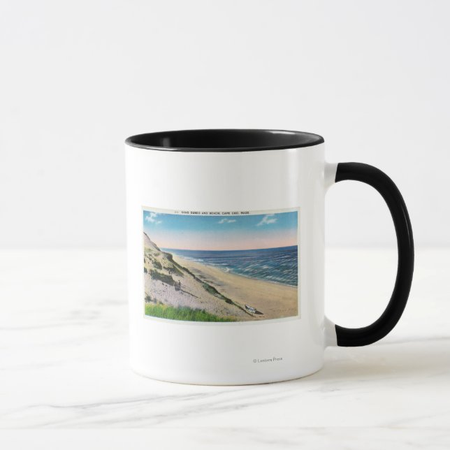 View of Sand Dunes and the Beach Mug (Right)