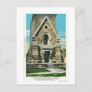 View of Saratoga Battle Monument Postcard