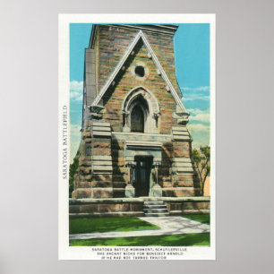 View of Saratoga Battle Monument Poster