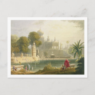 View of Sassoor in the Deccan, from Volume II of ' Postcard
