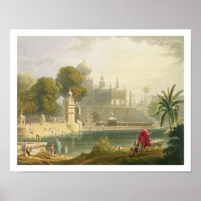 View of Sassoor in the Deccan, from Volume II of ' Poster (Front)