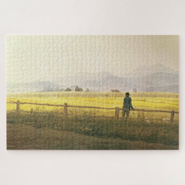 View of Schmiedebergerkamm – Friedrich Jigsaw Puzzle (Horizontal)