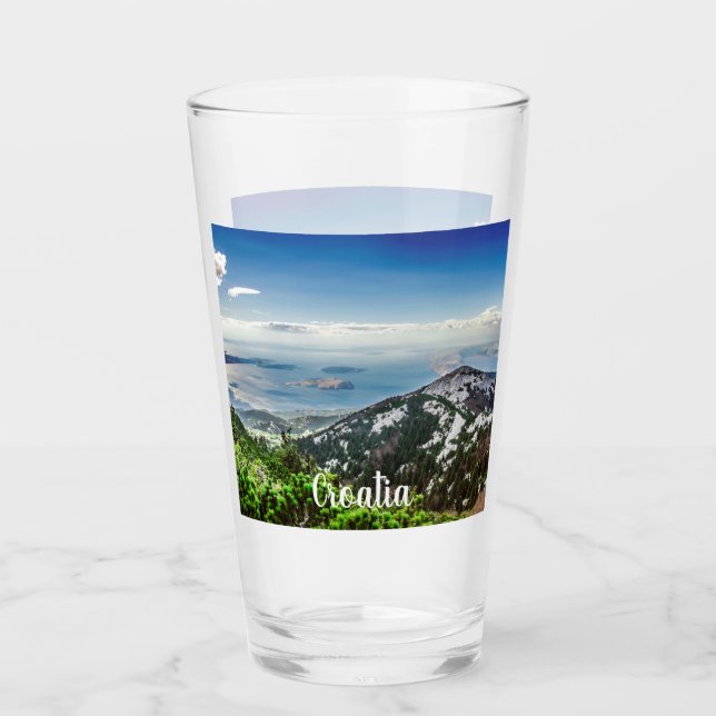 View of sea from mountains glass (Front)