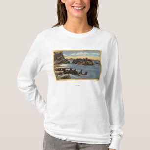 View of Seal Rocks with Seals T-Shirt