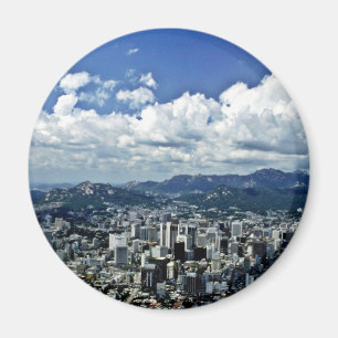 View Of Seoul From Namsan Magnet