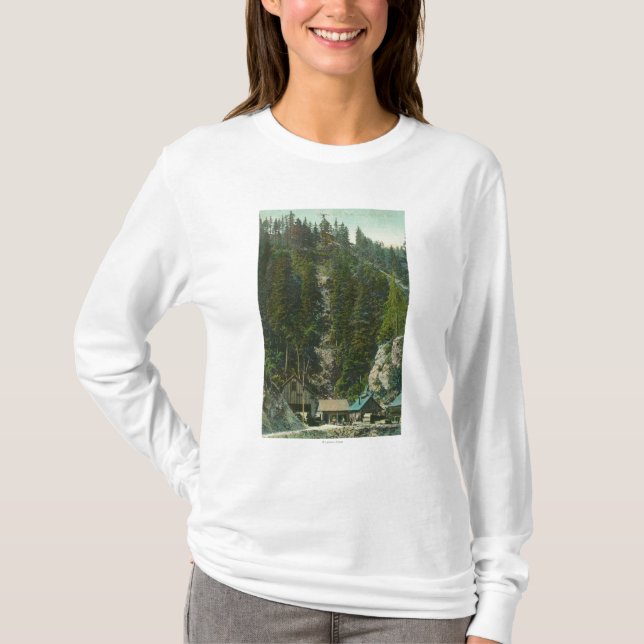 View of Shasta King MineKennett, CA T-Shirt (Front)