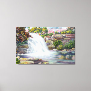 View of Shinglekill Falls Canvas Print