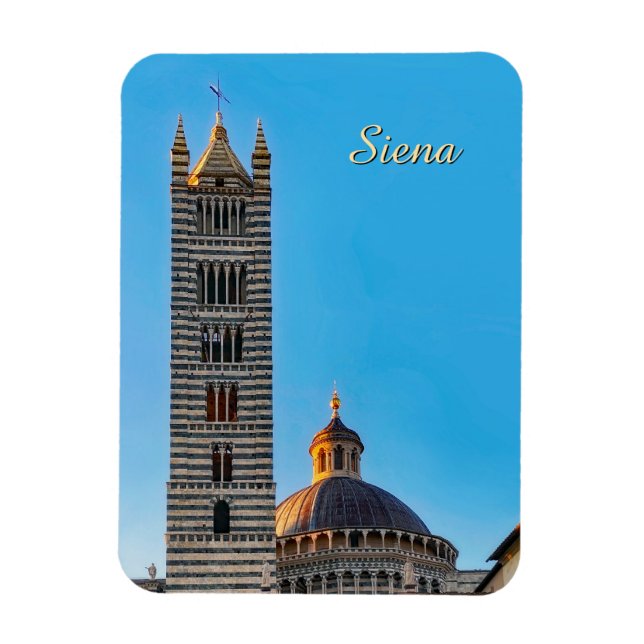 View of Sienna, travel Italy  Magnet (Vertical)