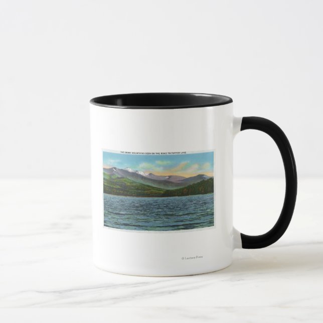 View of Snowy Mts from the Tupper Lake Road Mug (Right)