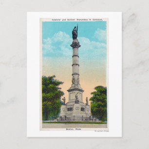 View of Soldiers and Sailors' Postcard