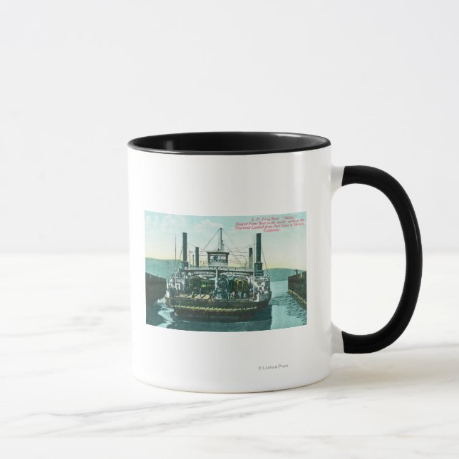 View of SP Ferry Boat Solano in Dock 2 Mug (Right)