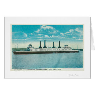 View of SP Steamer Contra CostaPort Costa, CA