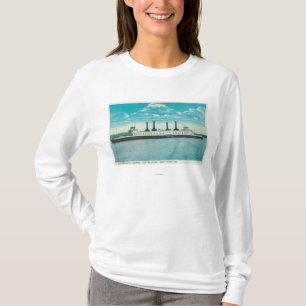 View of SP Steamer Contra CostaPort Costa, CA T-Shirt