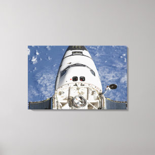 View of space shuttle Endeavour's crew cabin Canvas Print