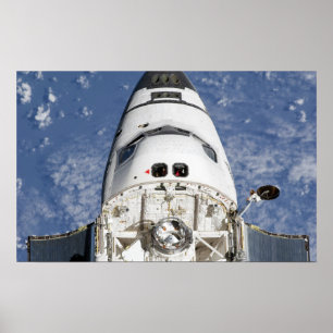 View of space shuttle Endeavour's crew cabin Poster