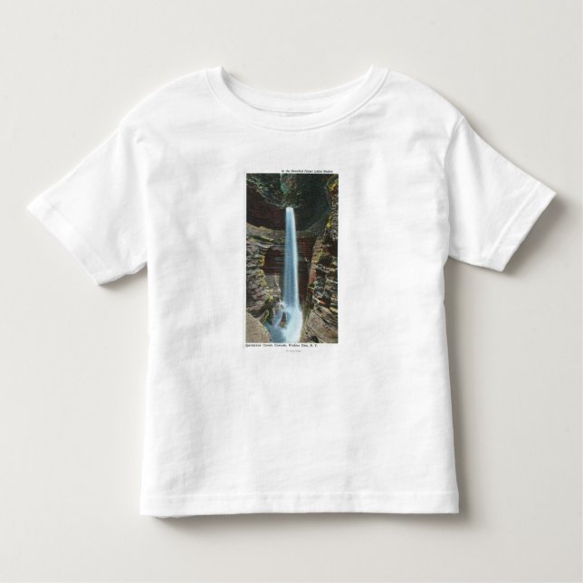 View of Spectacular Cavern Cascade Toddler T-Shirt (Front)