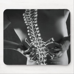 View of spinal chord mouse pad