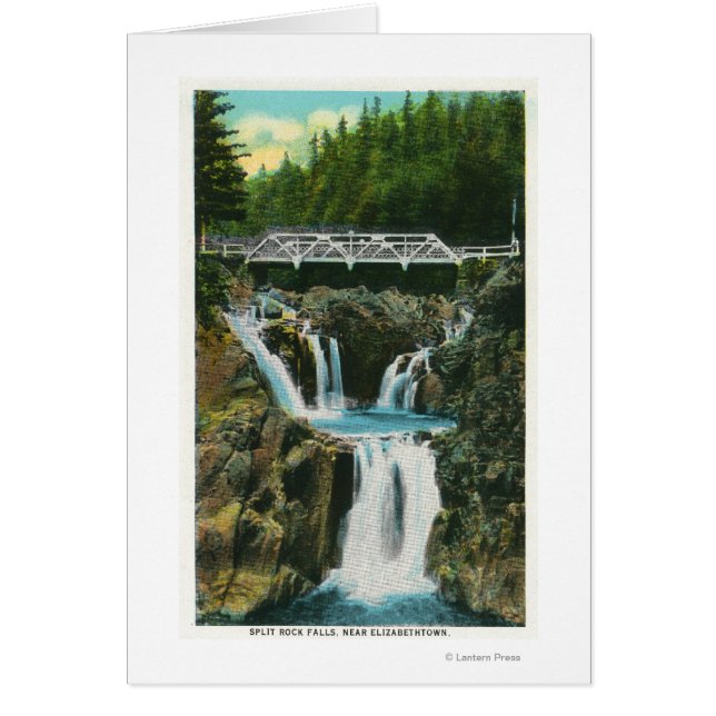 View of Split Rock Falls and Bridge (Front)