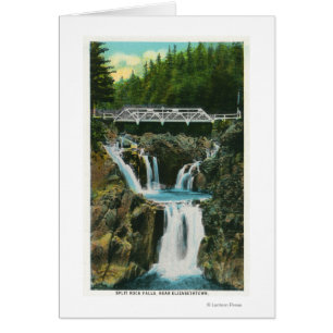 View of Split Rock Falls and Bridge
