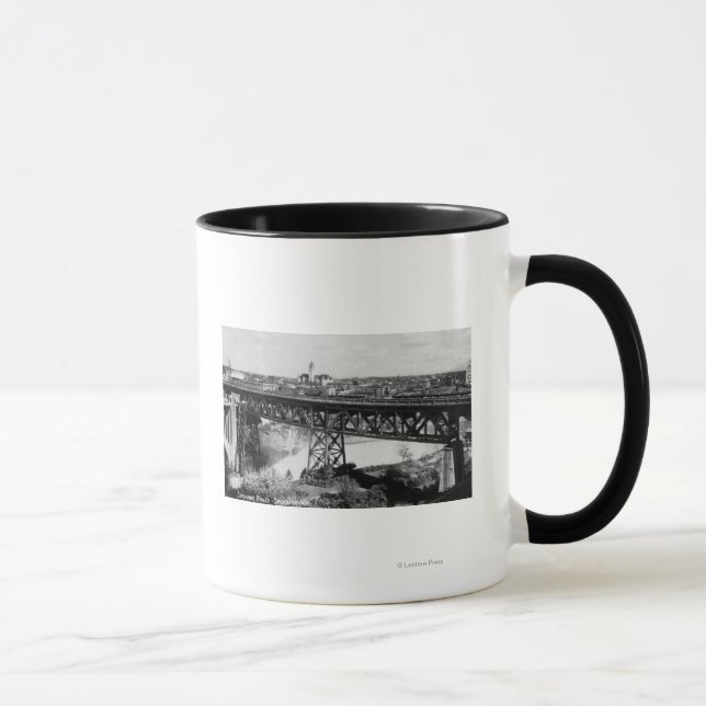 View of Spokane Falls and Bridge Mug (Right)
