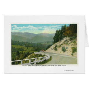 View of Spruce Hill before Keene Valley