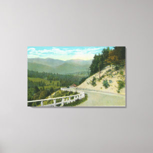 View of Spruce Hill before Keene Valley Canvas Print