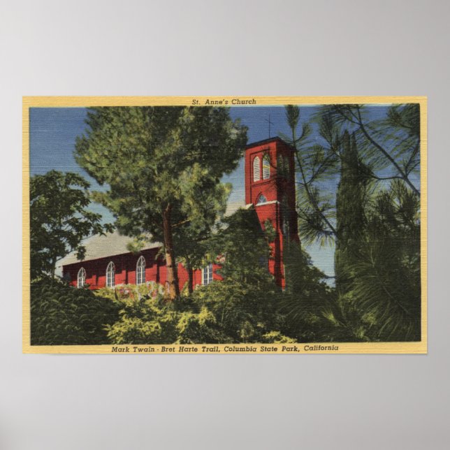 View of St. Anne's Church (1856) Poster (Front)