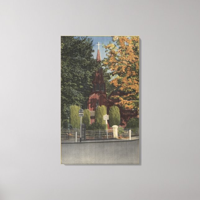 View of St. James Episcopal Church Canvas Print (Front)