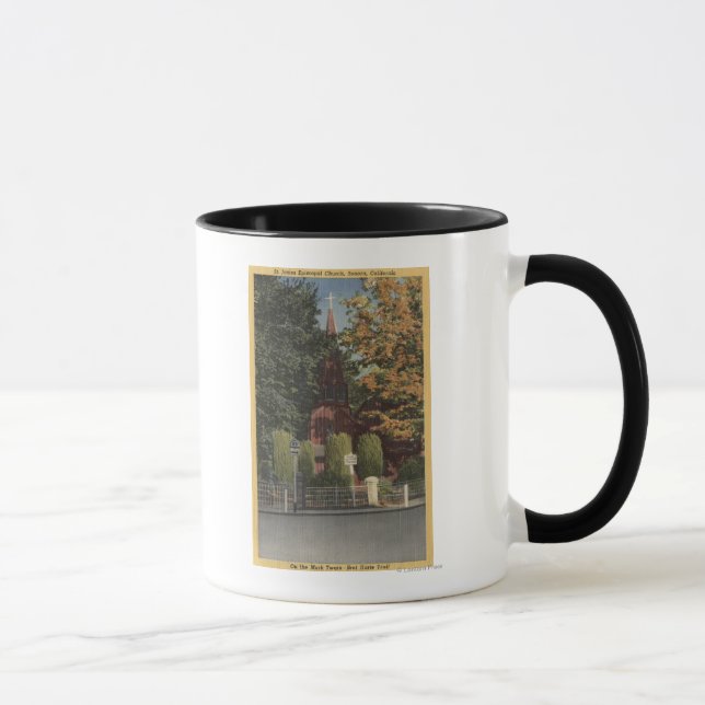 View of St. James Episcopal Church Mug (Right)