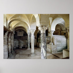 View of St. Paul's Crypt, c.634 AD Poster
