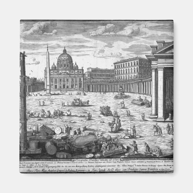 View of St. Peter's, Rome Magnet (Front)