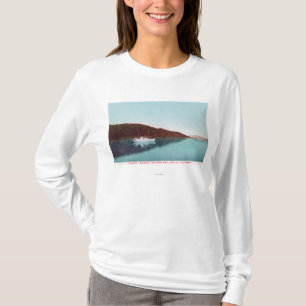 View of Steamer Whisper on the Lake T-Shirt
