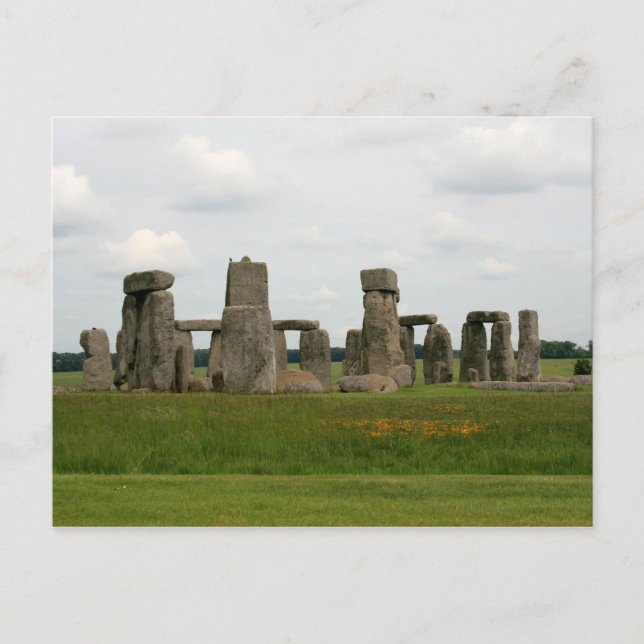 View of Stonehenge Postcard (Front)