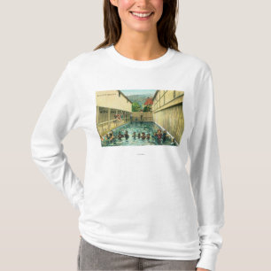 View of Swimmers in the Baths T-Shirt
