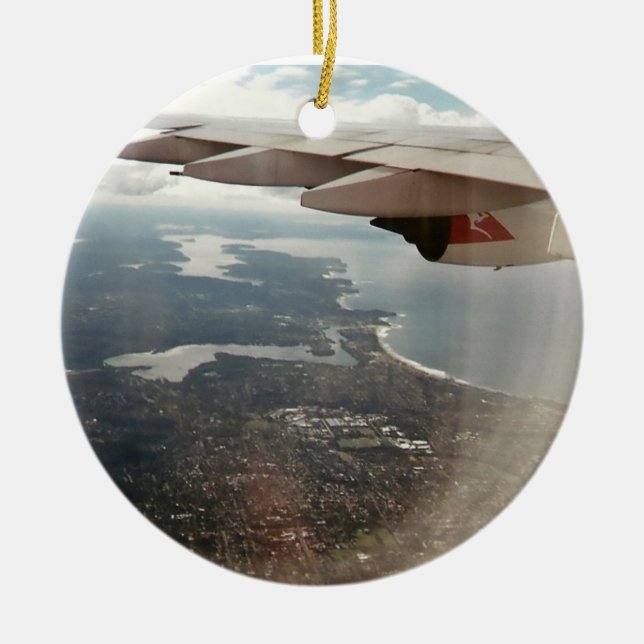 View of Sydney Ceramic Tree Decoration (Front)