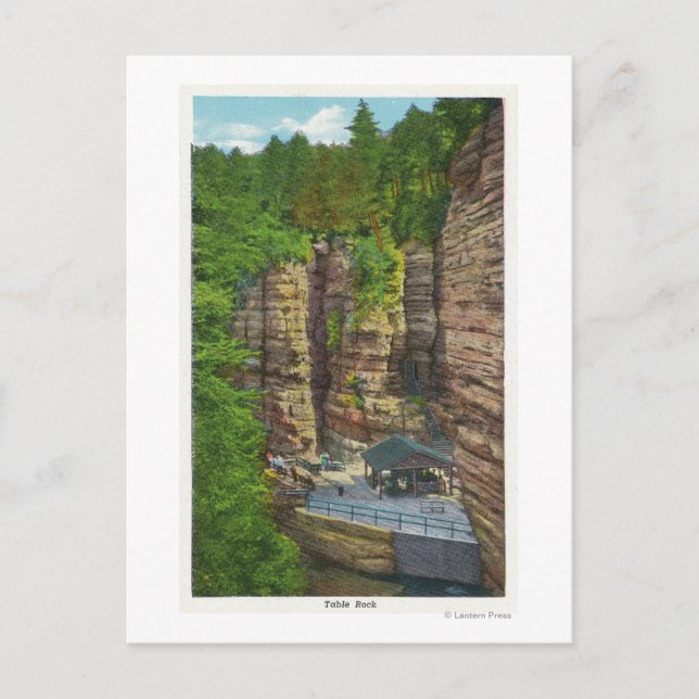 View of Table Rock Postcard (Front)