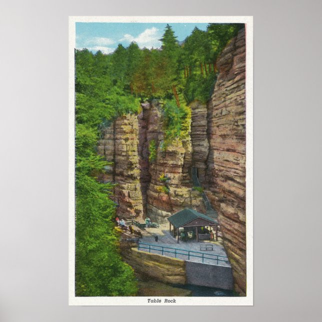 View of Table Rock Poster (Front)