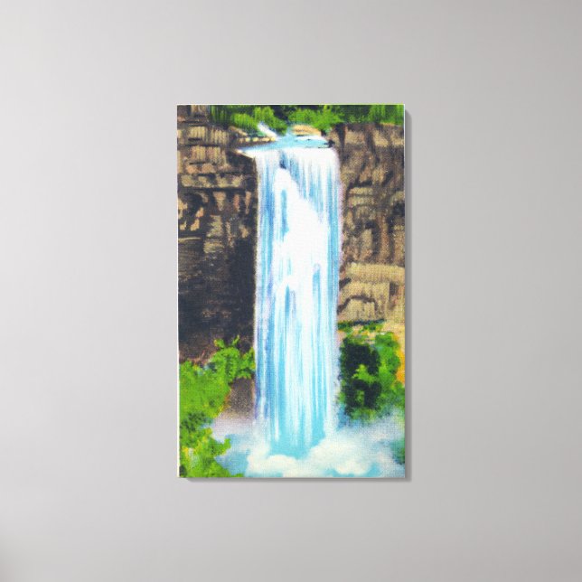 View of Taughannock Falls Canvas Print (Front)