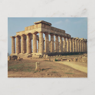 View of Temple E, c.490-480 BC Postcard