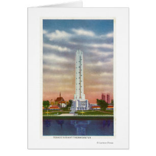View of Texaco's Giant Thermometer
