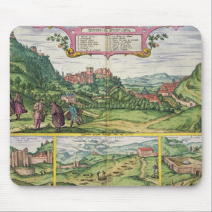 View of the Alhambra, from 'Civitates Orbis Terrar Mouse Pad
