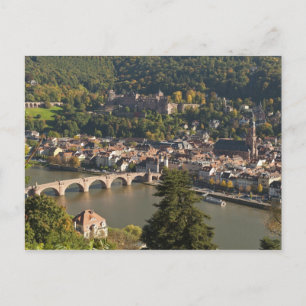 View of the Alte Brucke or Old Bridge Postcard