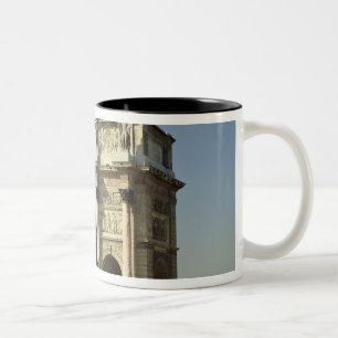 View of the Arc de Triomphe du Carrousel Two-Tone Coffee Mug