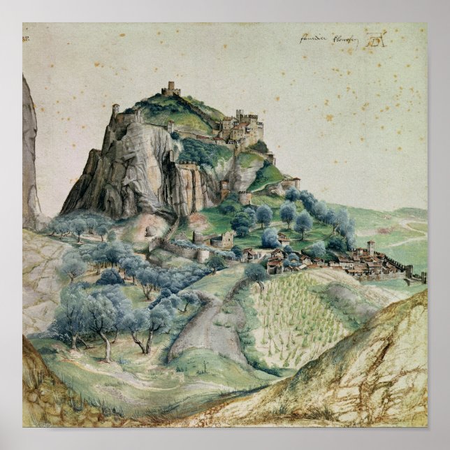View of the Arco Valley in the Tyrol, 1495 Poster (Front)