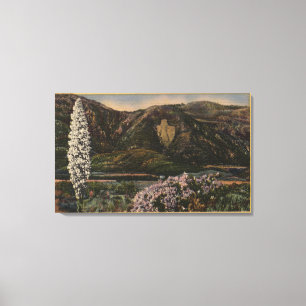 View of the Arrowhead - San Bernardino Mts., CA Canvas Print