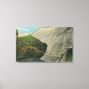 View of the Ashokan Reservoir Dam Canvas Print
