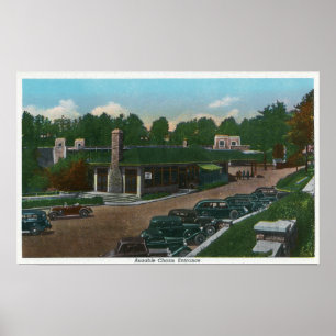 View of the Ausable Chasm Entrance Poster