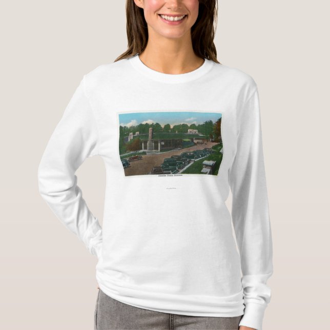 View of the Ausable Chasm Entrance T-Shirt (Front)